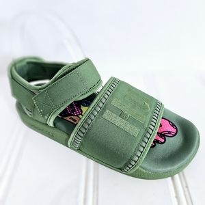 Adidas x Pharrell Williams Adilette 2.0 Sandals Women’s 7 Tribe Green Slides